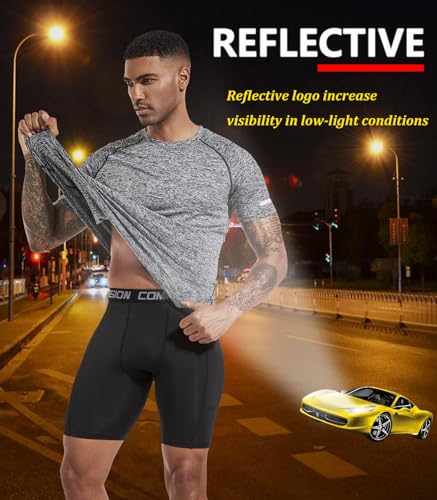 Image of Boyzn 1 or 3 Pack Men's Workout Running Shirts, Dry Fit Moisture Wicking T-Shirts, Sports Gym Athletic Short Sleeve Shirts