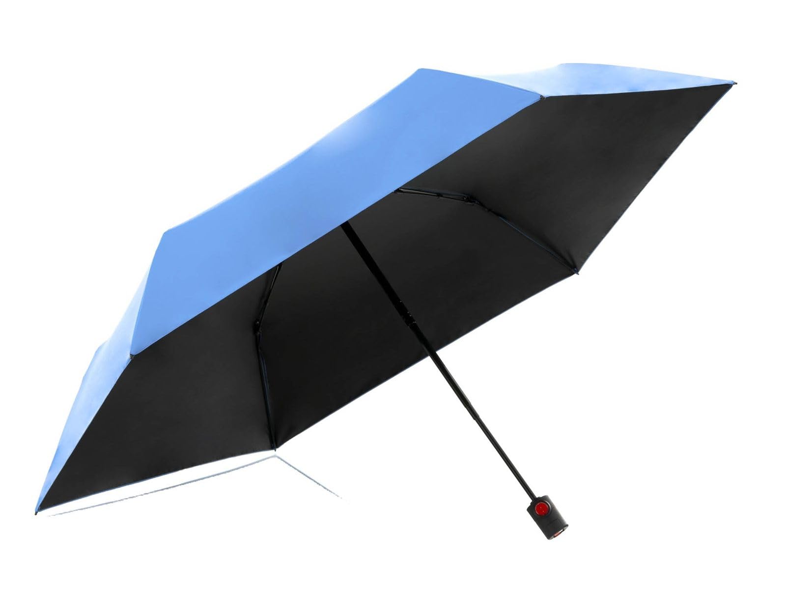 Knirps U.200 Ultra Light Duomatic - Taschenschirm Regenschirm blue with black coating