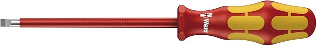 Wera 006116 Kraftform 160 VDE Insulated Screwdriver Slotted Tip 4mm /150mm