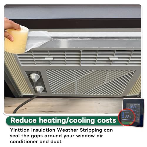Image of Window Sealing Tape, Window AC Sealing Around Vents,Insulation,3 Inch Wide