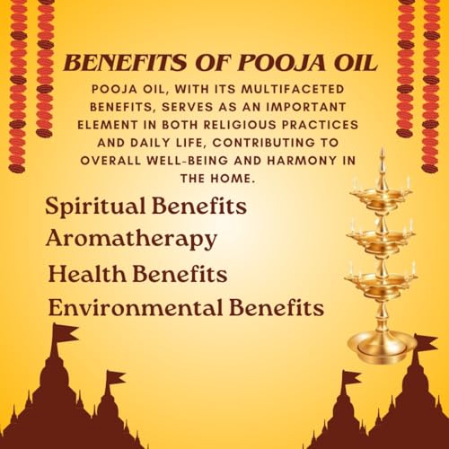 Image of Chameli Salasar Balaji Pooja Oil 1000 ML Special for Hanuman ji & aarti diya Pooja and deepak akhand jyot, Religious