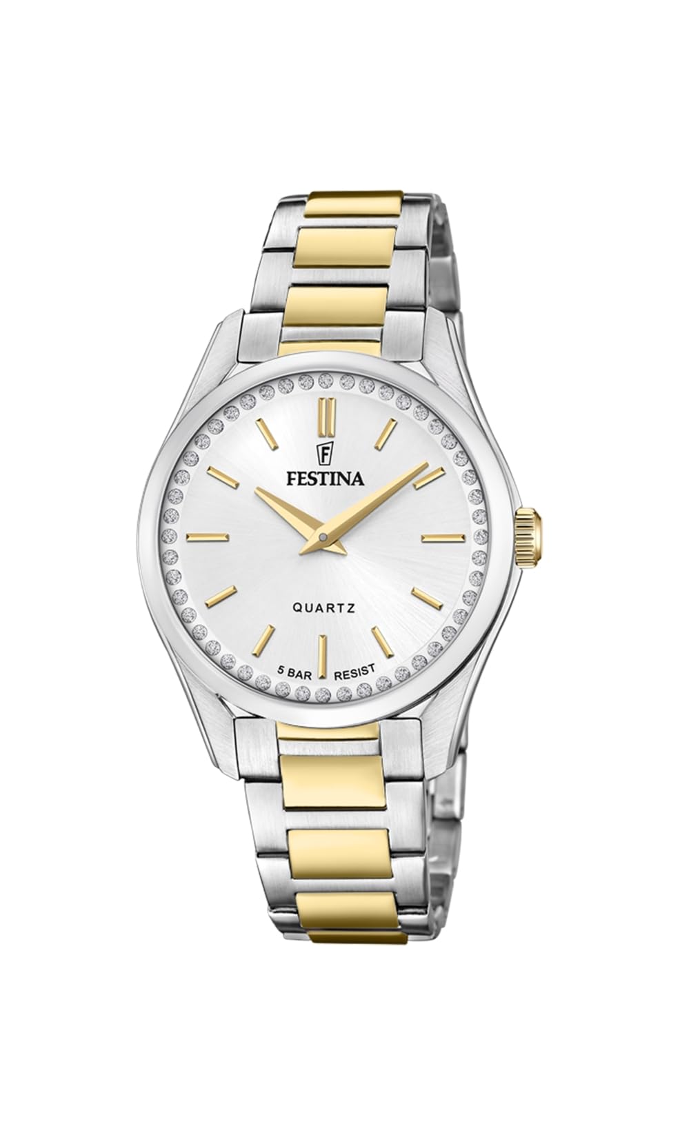 Festina Reloj Mujer F20619/1 Mademoiselle Caja de Acero Inoxidable 316l Plateado Correa de Acero Inoxidable 316l Multi