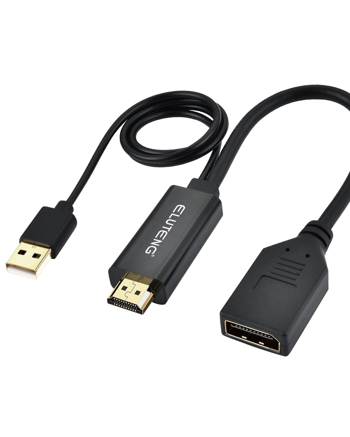 BUNGUNG 4K HDMI アダプター 4K HDMI Splitter 1 in 2 out Audio Extractor EDID Management