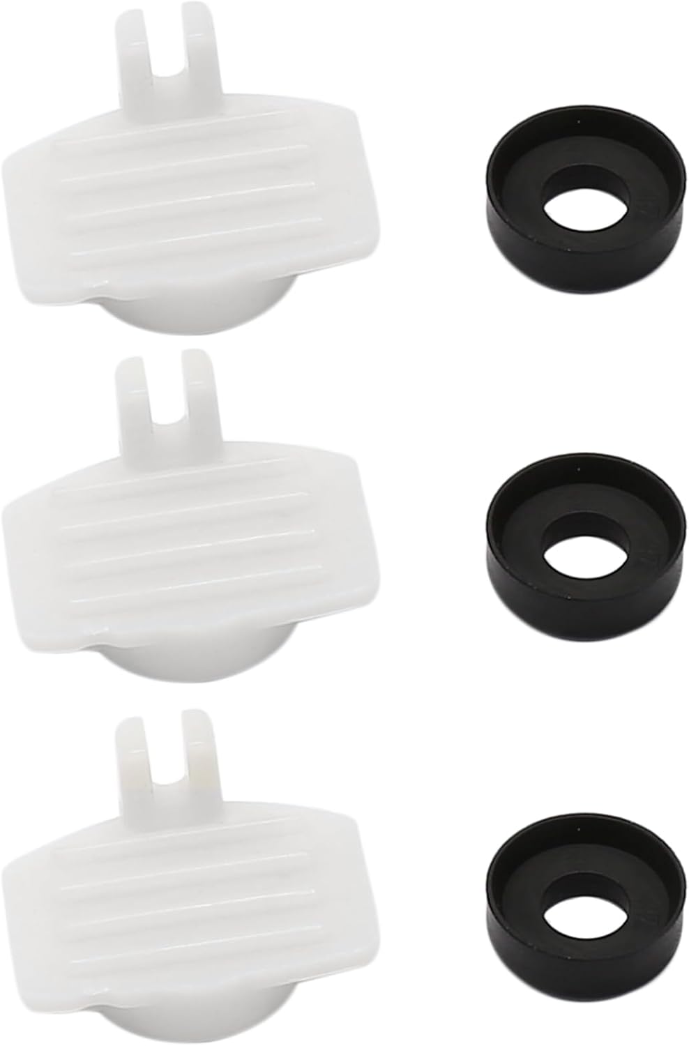 Luomorgo 3 Pcs Cup Seal & Diverter Gate Compatible with Bathtub Spout, Shower Tub Spout Replacement Parts