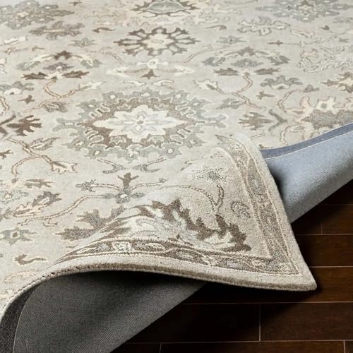 Image of 6x9 Ft Woolen Area Rug -, Tufted Wool Carpet for Home Interiors & Office Decor