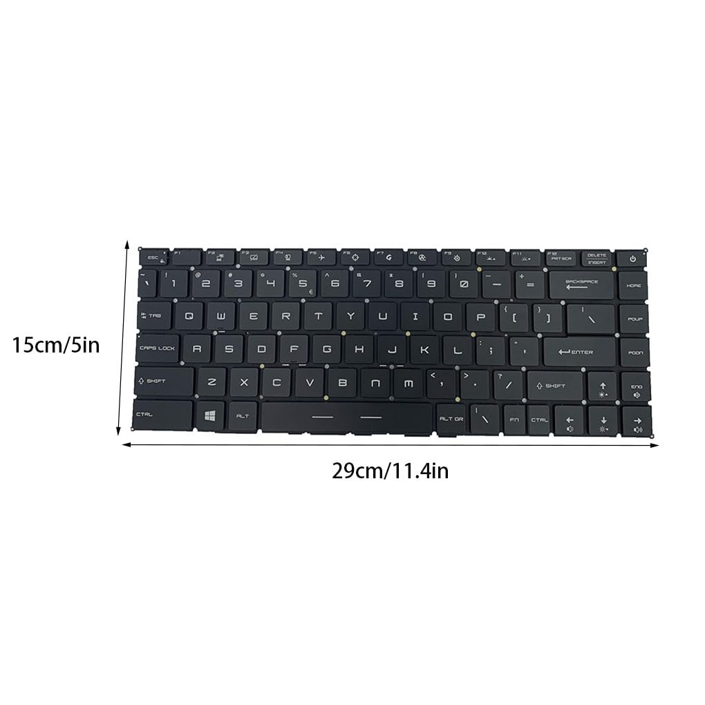 2 zestaw klawiatury laptopa akcesoria zamienne akcesoria komputerowe komponenty wejściowe laptopy funkcja podświetlana klawiatura zamiennik dla GS66