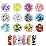 ● UmWELTFREUNDLICHE MATERIALIEN: Schmetterlingsnagel-Pailletten bestehen aus hochwertigen Materialien, Schmetterlingsnagel-Pailletten sind sicher, umweltfreundlich, umweltfreundlich und unbedenklich. Sie können auch mit Haargel oder Glitterprimer verwendet werden, damit Ihre Scheine länger erhalten bleiben und sich leicht mit Wasser entfernen lassen.