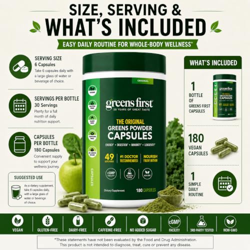 Greens First Phytonutrient Capsules