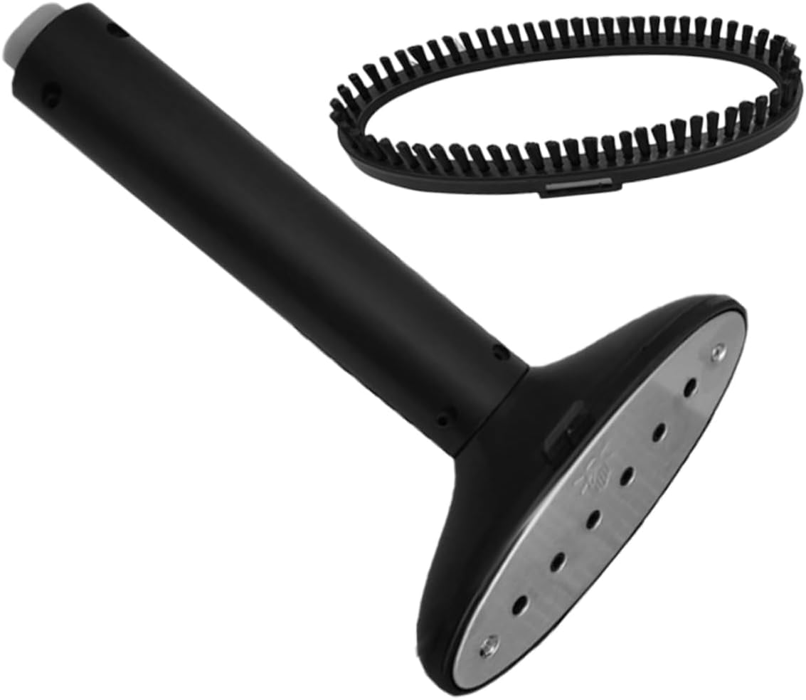 SOLUSTRE Universal Garment Steamer Nozzle with Brush Handheld Steam Ironing Head for Clothes Long Steam Nozzle for Travel and Home Use Compatible with Steamer Models