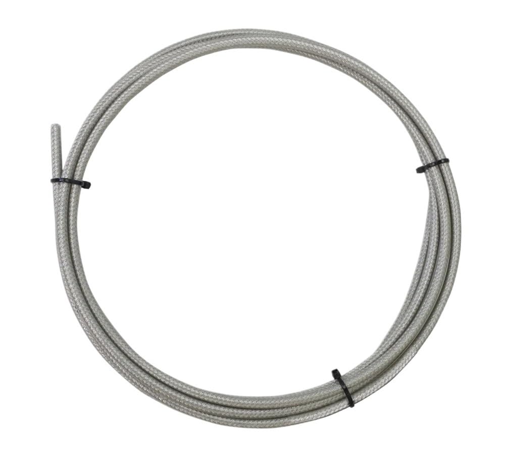 Bicycle Brake line, Bike Brake Shift Cable 3.0m Slick Lube Braided 5mm Multicolor for Road Mountain Bicycle(Shift Titanium)