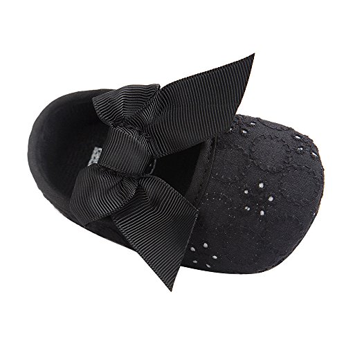 Chaussures Baptême Bébé LACOFIA Antidérapantes Semelle Souple Bonnet Brodés 0-12 Mois