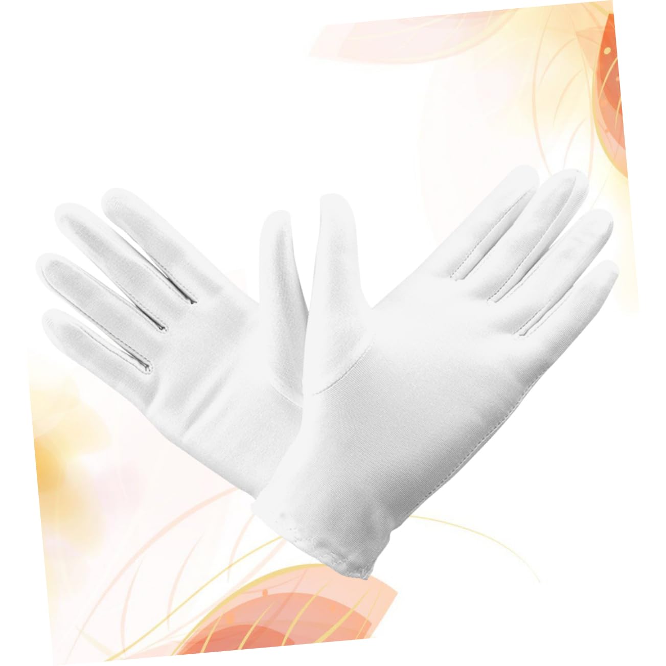 Gloves Women Pearl Short 10 Pair Pack Moisturizing Non-slip Touching Gloves for Cleaning Jewelry Inspection Gentle Care