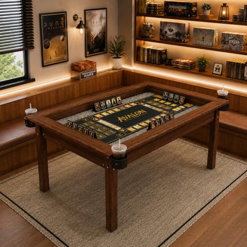 63 Multi-Game Table with Cup Holders & Play Mat
