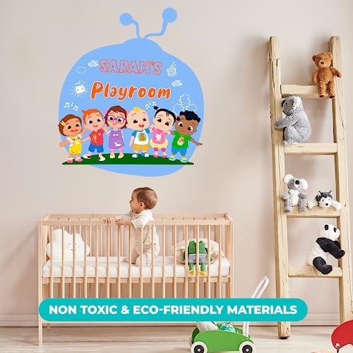 Vinilo Decorativo CoComelon Personalizable para Niños miniatura 5