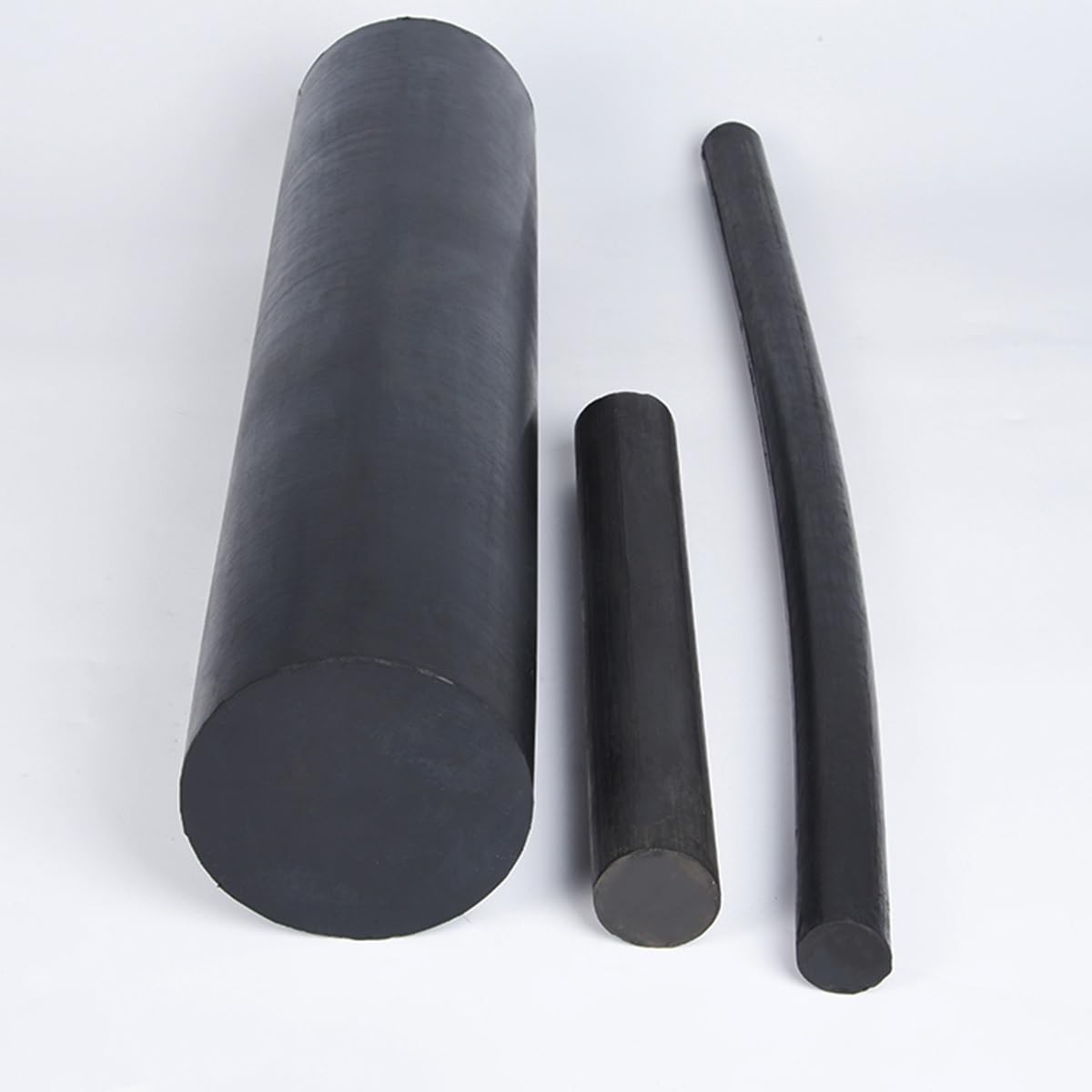 1 Pièce De Longueur 500 Mm, Tige En Caoutchouc Solide Cylindrique Noire Résistante À L'huile, Bloc En Caoutchouc À Haute Élasticité, Diamètre 30/40/50 Mm(35mmx500mm)