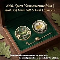 2026 Golf Championship Commemorative Coin, Premium Golf Challenge Coin for Collectors, Green Golf Fan Gift & Display Piece (1pc) — image 6