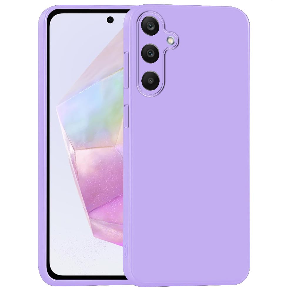 Casotec Basic Case for Samsung Galaxy A35 5G (Silicone_Purple) (B0D792NW33) Amazon Price History, Amazon Price Tracker