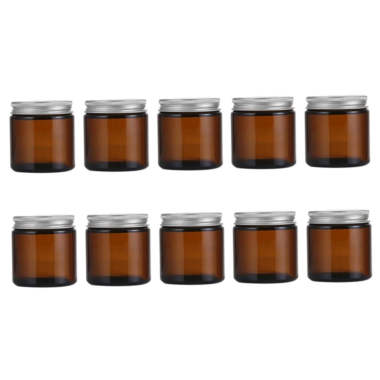 Vasos de cera vacíos redondos para fabricar velas en casa y decorar tu hogar