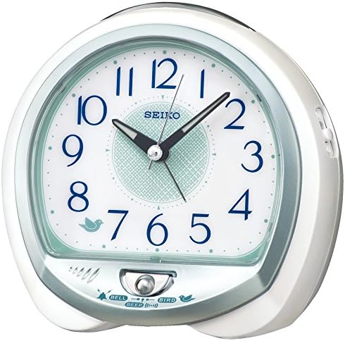 Seiko Fuji Ii Bedroom Alarm Clock Pearl White | Desertcart