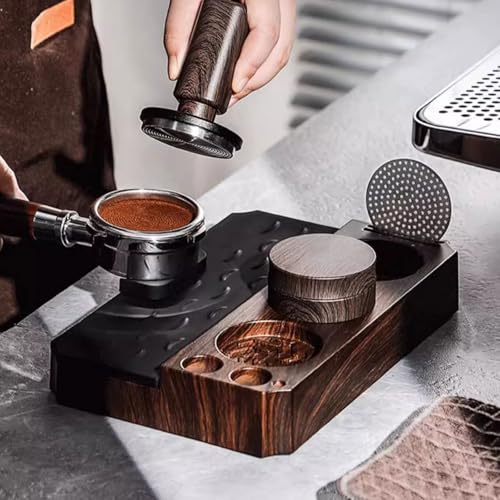 Support de presse à café sécurisé en ABS pour simplifier votre routine matin