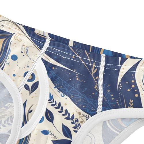 KLL Peacock Feather Pattern Baby Boys Comfort Nighttime Underwear Cute Children Panties4