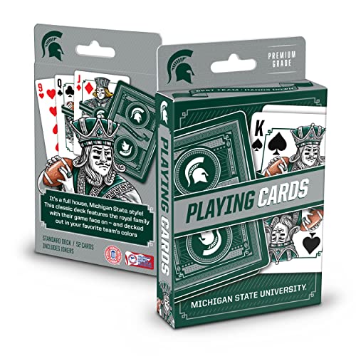 Image of YouTheFan NCAA Officially-Licensed Playing Cards - Original Artwork on All face Cards and Jokers - Team's Official Colors - Quality Linen Texture - Designed in The USA