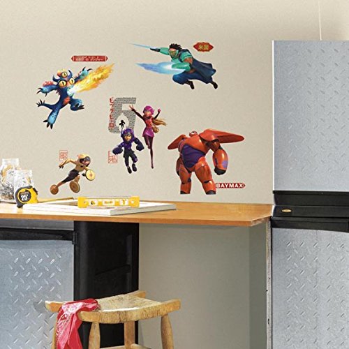 Roommates Wall sticker, Big Hero 6, RMK2632SCS, Multi Color