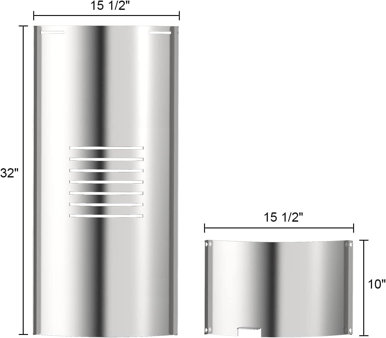 Flame Broiler Slide Cover and Bottom Kit Replacement for Pit Boss 1100 Series, Grill Replacement Parts for Pit Boss Series Pellet Smoker Grills PB1100PS1, PB1100PS1-5, PB1100PS1-W007 Accessories