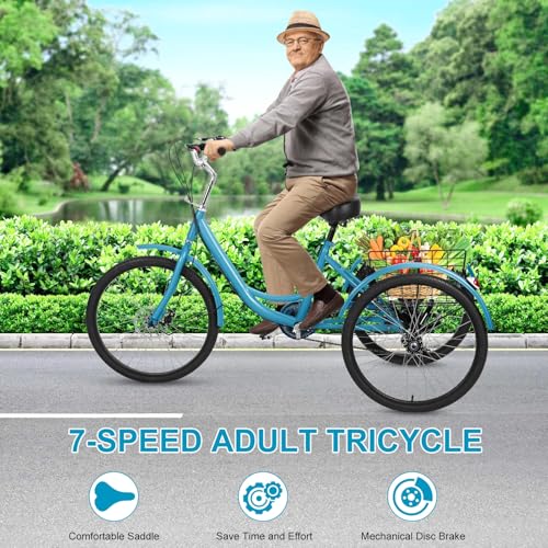 Triciclo para Adultos 7 Velocidades miniatura 4