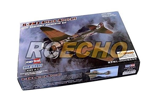 Maquette IL-2M3 HobbyBoss 1/72 pour diorama militaire avion RCECHO 80285