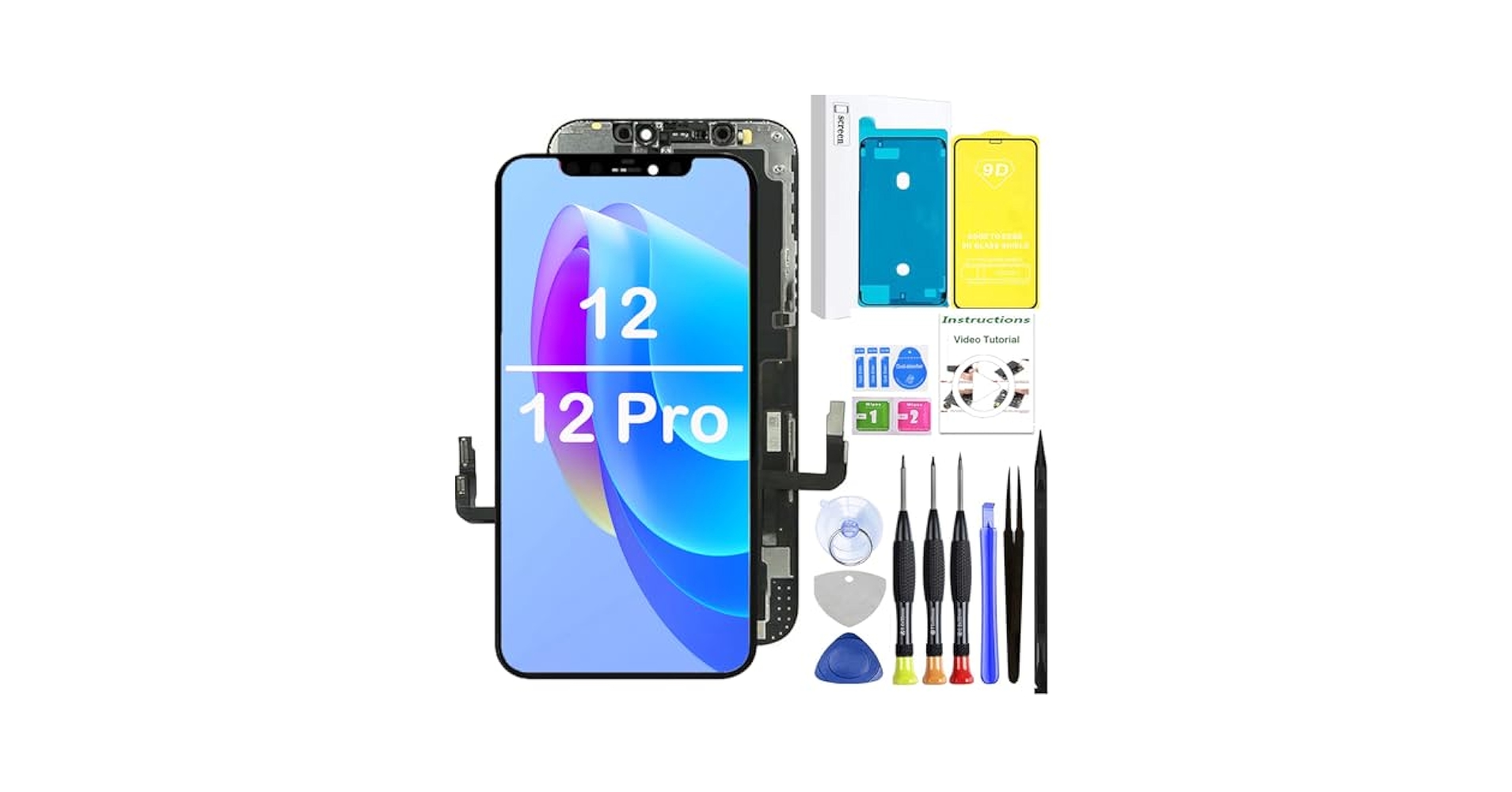 アイフォン12プロ Amazon.com: LEAFE for iPhone 12/12 Pro Screen Replacement