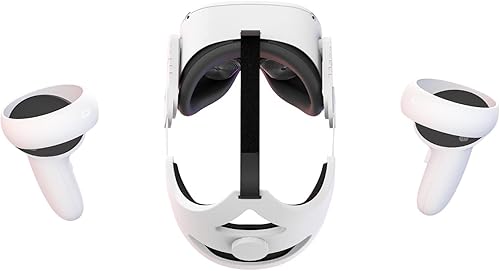 Miniatura 7 de NIUVR Correa ajustable para la cabeza compatible con auriculares Quest 2 VR repuesto para correa Elite con cojín para la cabeza correa protectora