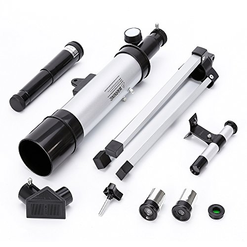 517HIY+ tGL Telescope for Kids, 90X Refractor Telescope, Astronomy Telescope with Tripod, 360/50mm Spotting Scope - Best Gift for Kids & Beginners - Image 4