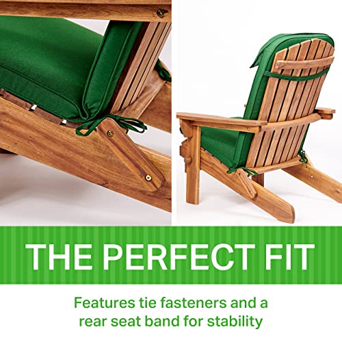 Plant Theatre Adirondack Chair Cushion - High Back Patio Chair Cushion For Outdoor Furniture - Outdoor Chair Cushions For Rocking Chairs, Front Porch, Yard And Lawn Furniture - 49" X 22" Navy Blue #TOP5