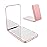 WOBSION Small Mirror with Lights,LED Compact Makeup Mirror,1x/3x Mini Travel Mirror with Magnification,Portable for Purse,Pocket,Gifts for Girls,Rose Gold