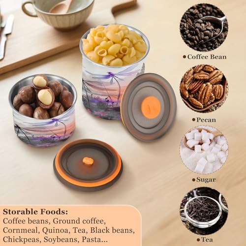 Contenedor Hermético para Café Kigai Watercolor Dragonfly 17 oz miniatura 5