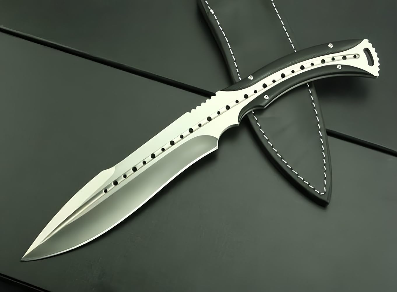 FARDEER Knife DT17 Coltello da Caccia all'aperto di Alta qualità Coltello da Sopravvivenza Coltello da Cintura per Esterni