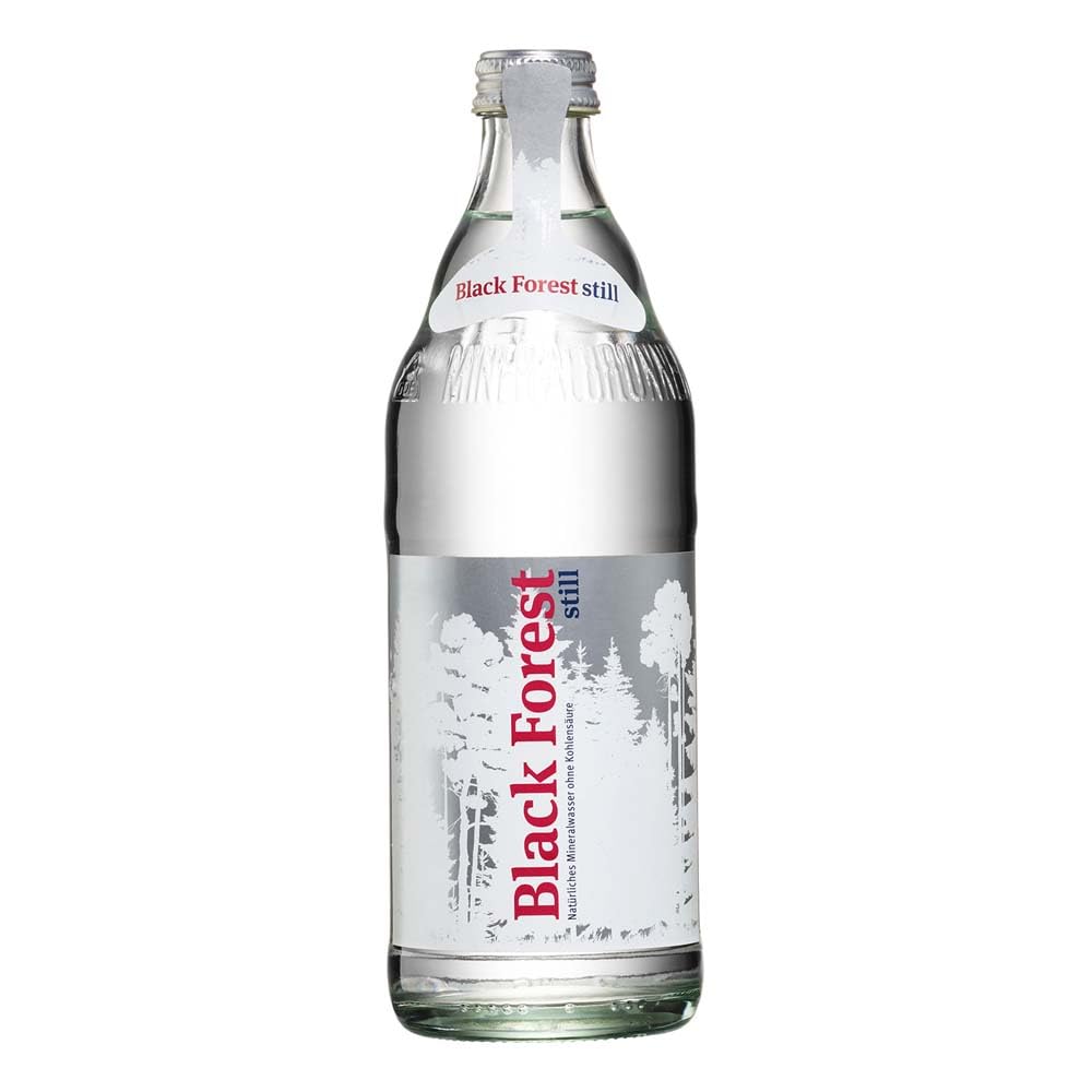 Black Forest Mineralwasser still, 0,5L, Glas (12)