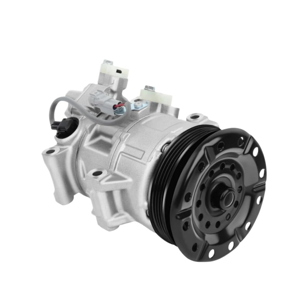 Dapggkdtq Onecolor Aluminum A/C Compressor 447260-1178 471-0622 Sliver Sm-1035 Compatible With Yaris 2007-2012 1.5L L4