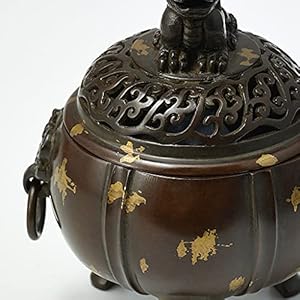 Incense Burners Copper Incense Burner Retro Three Legged Stove Imitation Lion Cover Household Incense Stick Aroma Sandalwood Incense Burner Incense Holders Backflow