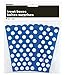Royal Blue Dots Treat Boxes (Pack of 8) - Elegant Paper Party Favor Containers - Perfect For Celebrations & Gifts