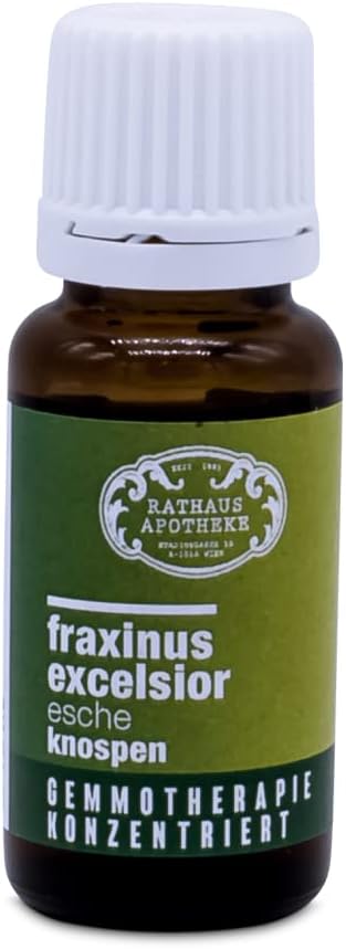 RATHAUS APOTHEKE WIEN Gemmomazerato concentrado, Fraxinus excelsior, fresno, calidad APOTHEKEN, 15 ml