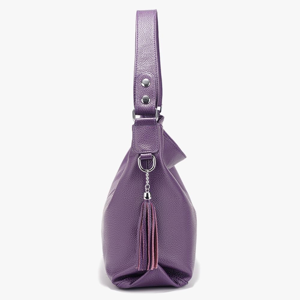 Fashion Soft Real Genuine Leather Tassel Women's Handbag Ladies Shoulder Tote Messenger Hobo Bag Satchel