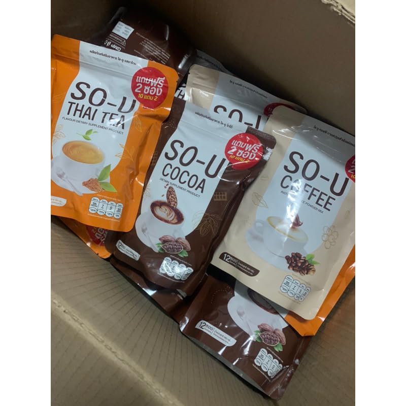 12 Sachets/Pack(180g) Roasted Fruit Snack Delicious Intense Roasted Much Mellow Good Shape SO UU Thai Tea New Set 8 By Beautygoodshop [Get Free For You Beauty Gifts] image 3