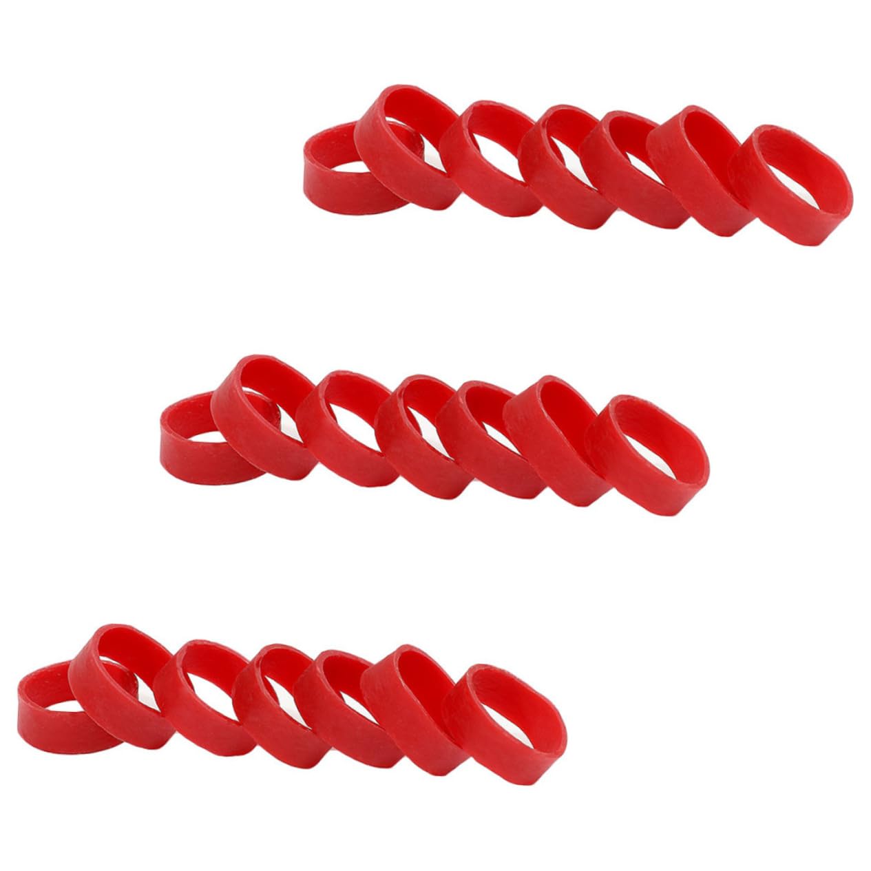 VILLCASE Snowboard Ski Brake Retainers 1 Set High Elasticity Widen Rubber Ring for Binding Strap