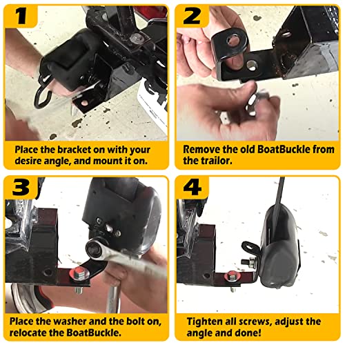 Support de montage remorque bateau acier renforcé compatible G2 - 5