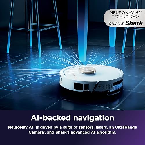 Shark PowerDetect UV Reveal Robot Vacuum & Mop, 60-Day Self Empty, AV3000XE - image 7
