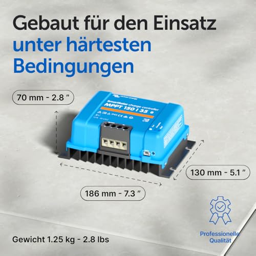 Victron Energy SmartSolar MPPT 150V 35 Amp 12/24/36/48-Volt Solar Laderegler (Bluetooth)