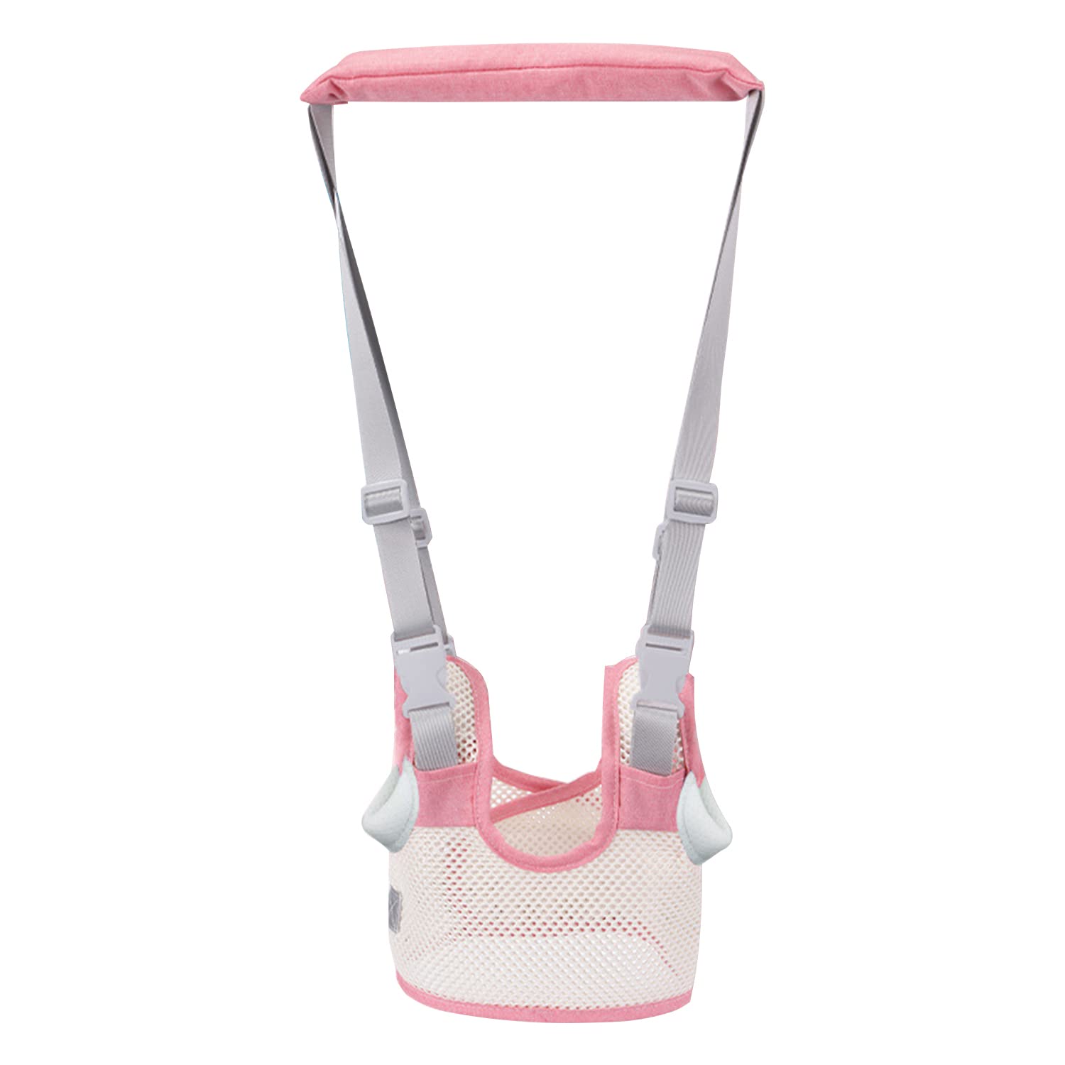 SYGA Handheld Baby Walker with Harness, Adjustable Walking Assistant Helper for Infant Child (Age 6 Months to 24 Months),Stand Up and Learn Walking, (LiftUp Pink)-image-44