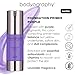 BODYOGRAPHY - Foundation Primer (Purple): Flawless Anti-Aging Salon Makeup Primer w/Vitamin E, A, Jojoba, Grapeseed Oil | Control Shine | Gluten-Free, Cruelty-Free, 1 oz.